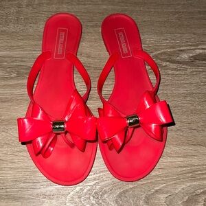 Red Bow Sandals